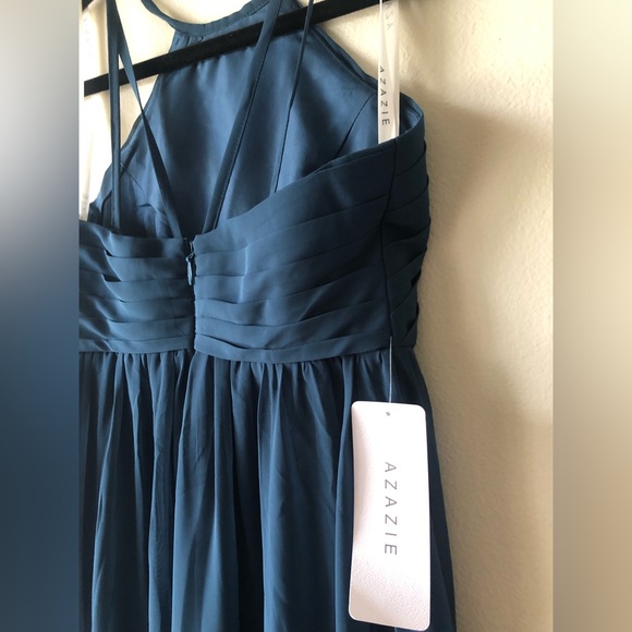 NWT- Azazie Leighton JBD (Size J14)- Color: Neptune - Picture 3 of 13